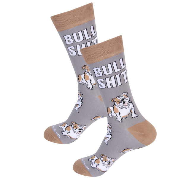 Bull Shit Funny Bulldog Socks