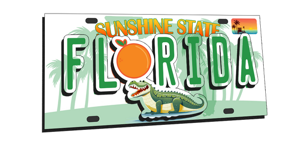 FL License Plate Magnet