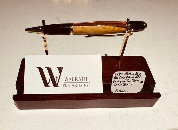 1920 gatsby gold/black en body two tone co co Bo lo Parker pen