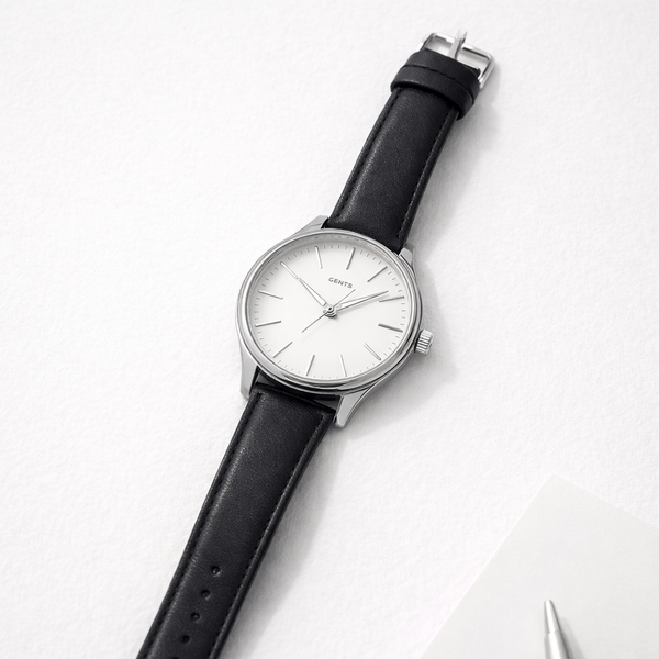 GENTS 42 mm Men’s Minimalist Leather Watch