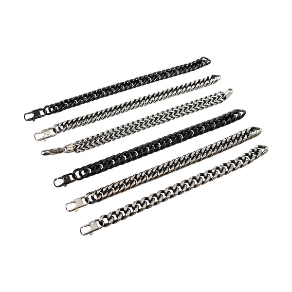 Stainless Link Cuff | Men's Stainless Steel Cuff Bracelet