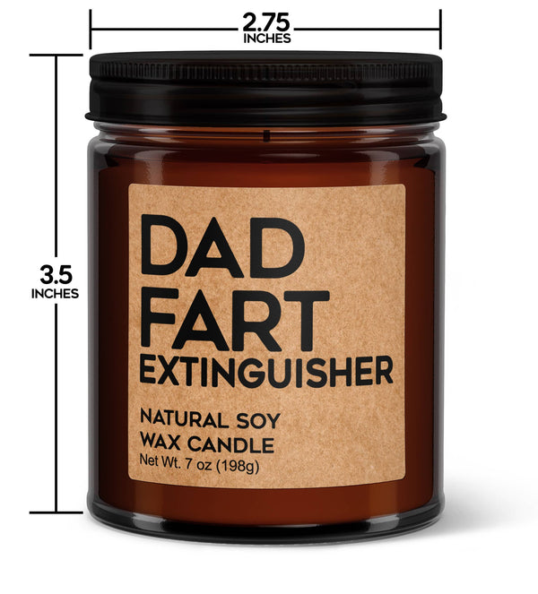Dad Fart Extinguisher Soy Candle - Scented / Votive Candle