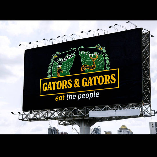 Gators & Gators Bumper Sticker