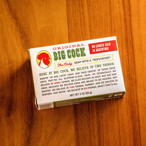 Big Cock Triple Milled Boxed Bar Soap | Funny Soap