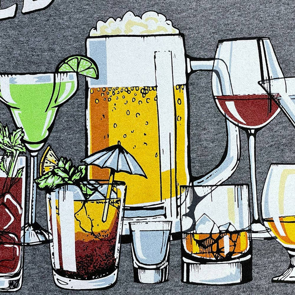 Old guys rule Glasses alcohol graphite heather shirt