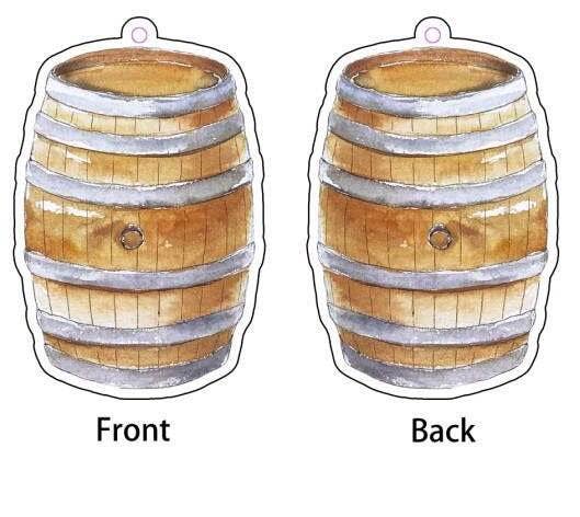 Bourbon Whiskey Barrel Car Air Freshener