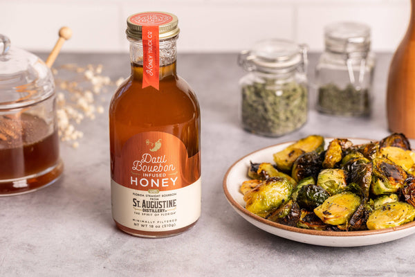 Datil Bourbon Infused Honey | Infused Honey | 18oz | 12 pk