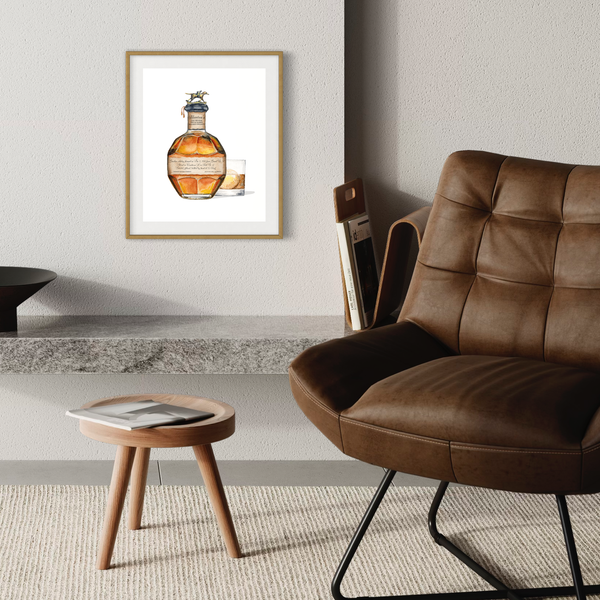 Blanton's Watercolor Art Print