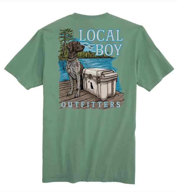 Local Boy Lakeside GSP SS Tee, Light Green