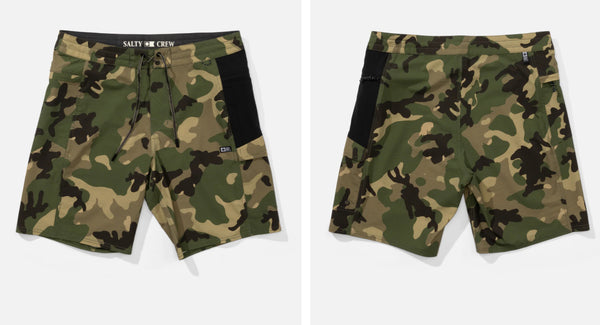 Salty Crew flagship boatshort camo