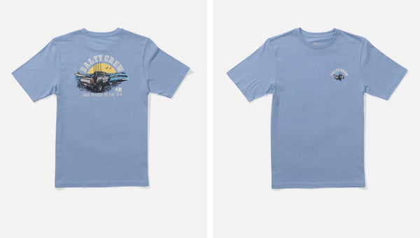 Salty crew lifted boys ss tee marine blue