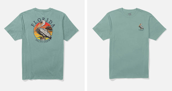 Salty crew Florida perched ss tee mackerel