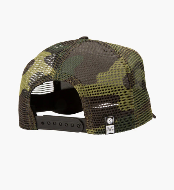 Salty Crew bigmouth trucker black/camo