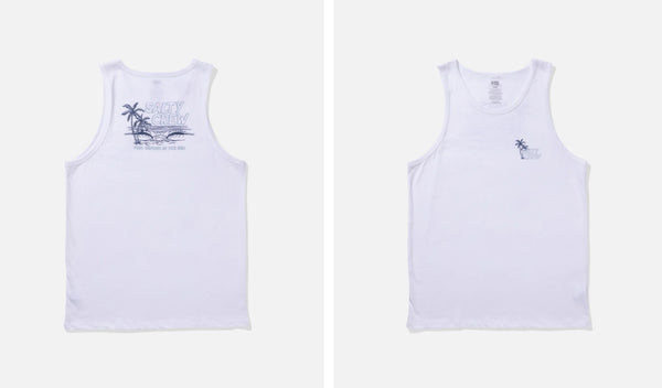 Salty crew a frame tank white