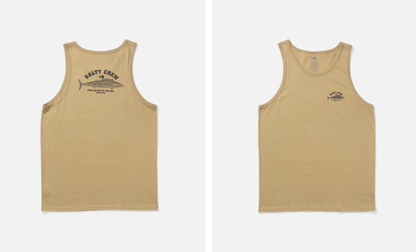 Salty crew wahoo stamp tank khaki