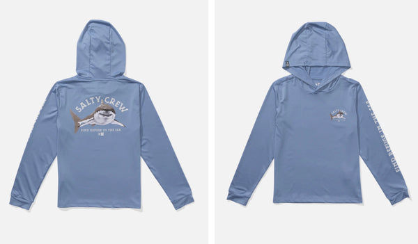 Salty crew lurking boys sunshirt marine blue