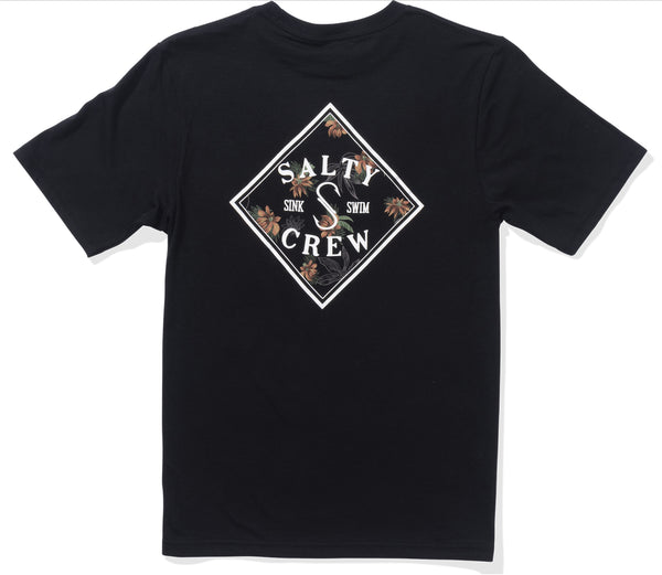 Salty crew tippet fill boys ss tee black