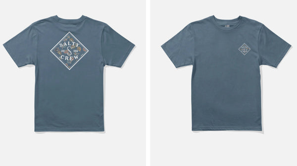Salty crew Tippet fill boys ss tee slate