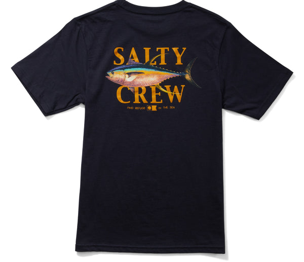 Salty crew Yellowfin boys ss tee navy