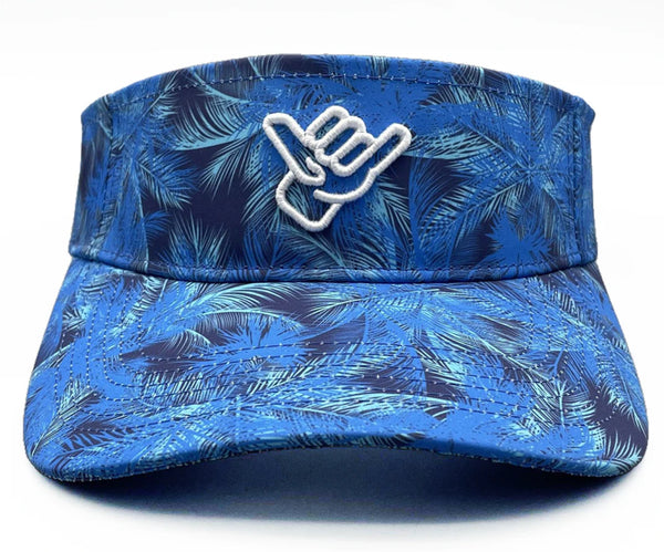 Shaka Kai fronds visor navy