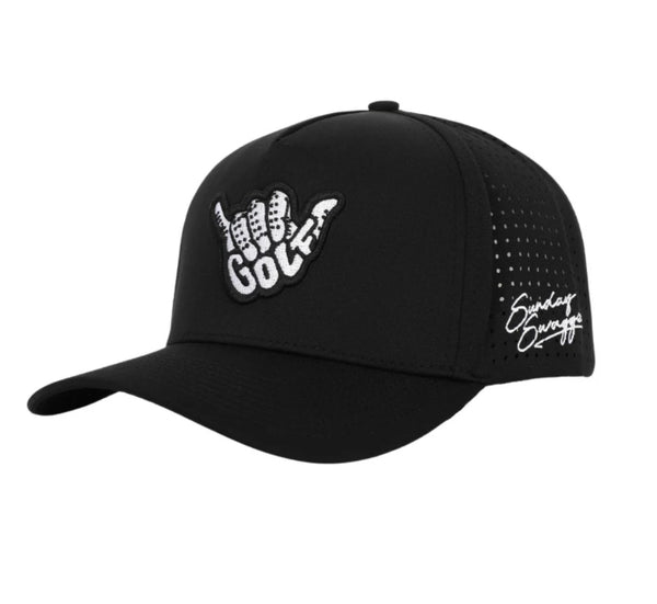 Sunday swagger Golf Shaka hat black