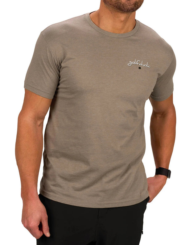 Black clover golfaholic tee