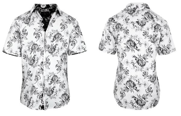 Rock roll n soul English rose short sleeve