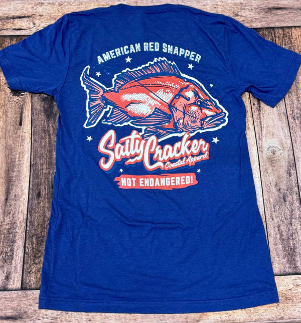 Swamp cracker American red snapper tshirt