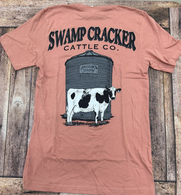 Swamp cracker cattle co. cow graphic shirt