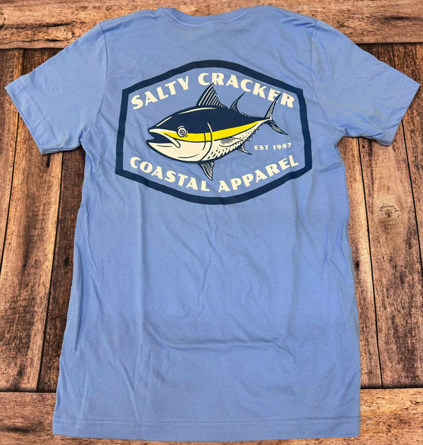 Salty cracker fish coastal apparel graphic shirt