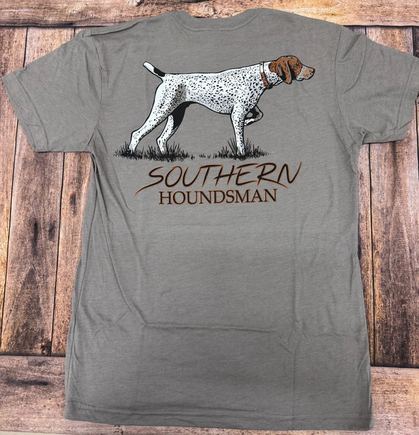 Southern Houndsman GSP pointing graphic shirt