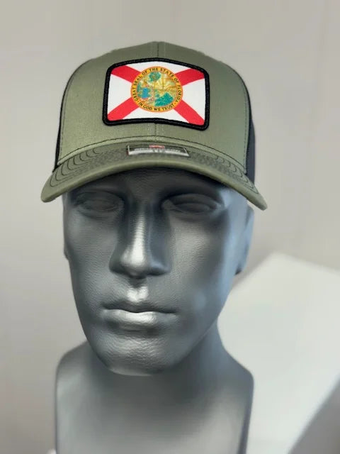 DeLand Apparel Company State of Florida Green and Black Hat