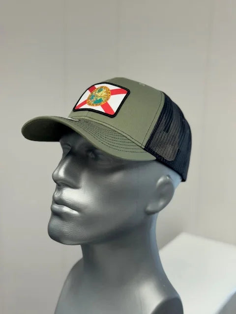 DeLand Apparel Company State of Florida Green and Black Hat