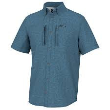 Local boy backcountry fishing shirt blue oyster