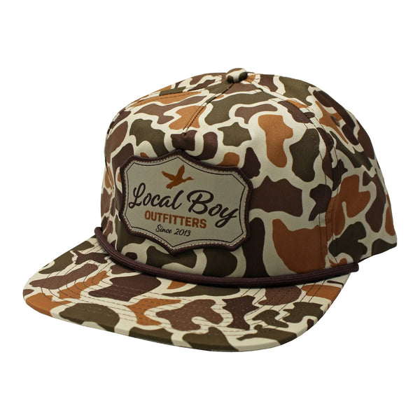 Local boy duck buckle lp rope hat