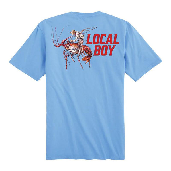Local Boy Washed Denim Spiny Lobster SS Shirt