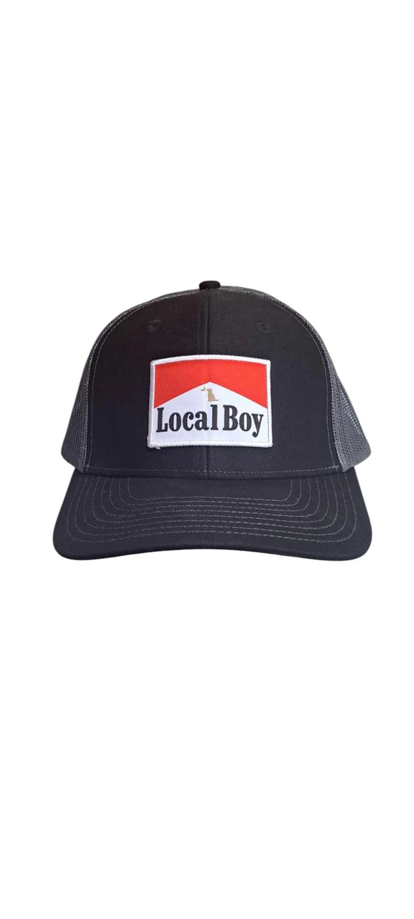 Local Boy Black/Charcoal Smoked Trucker Hat