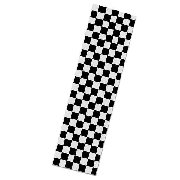 Black widow checkerboard skateboard grip tape