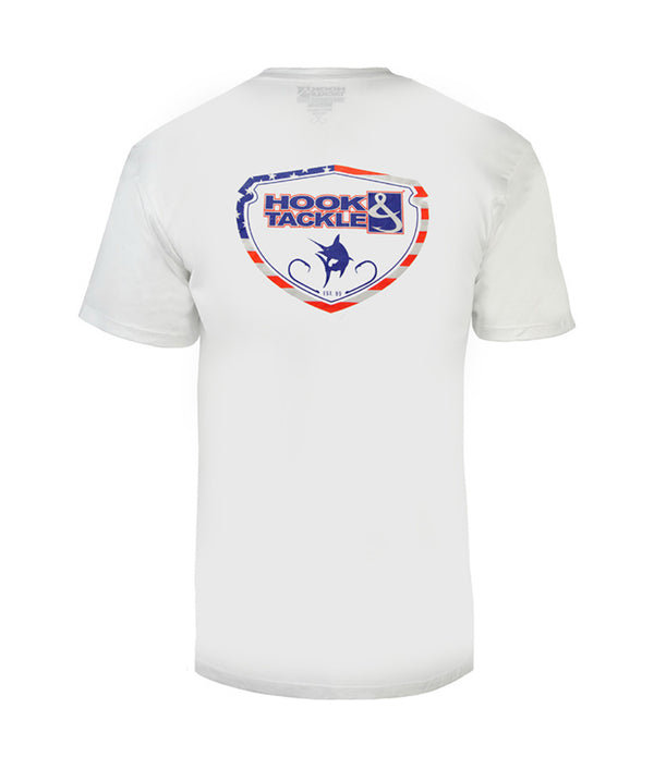 Hook & Tackle U.S. marlin white shirt