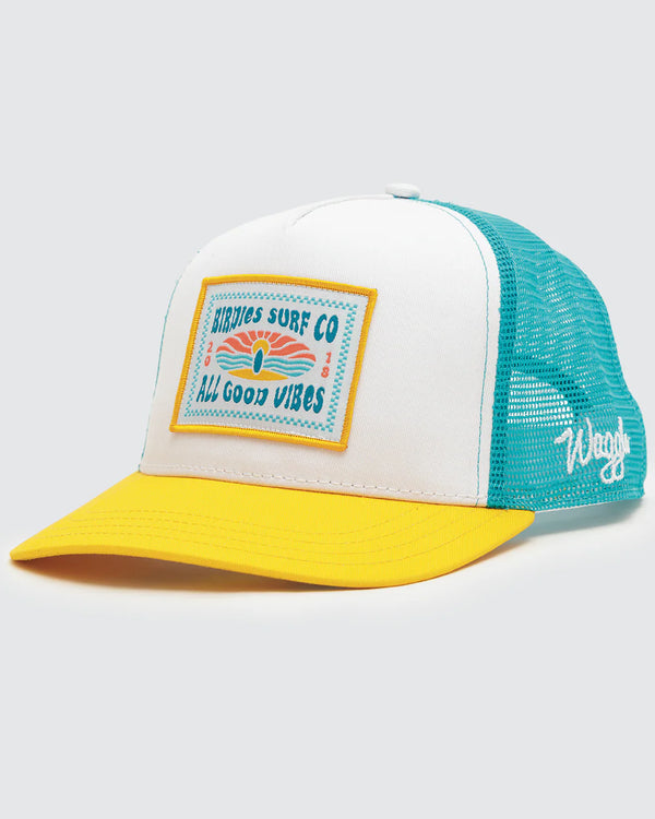 Waggle Golf birdie’s surf co trucker hat