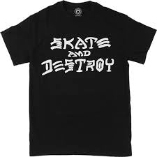 Thrasher skate and destroy ss black