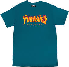 Thrasher flame ss Galapagos blue