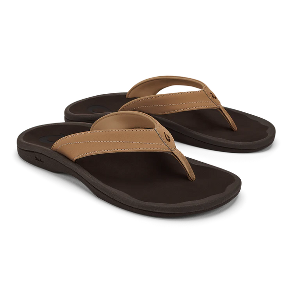 Olukai women’s ohana almond/dark java