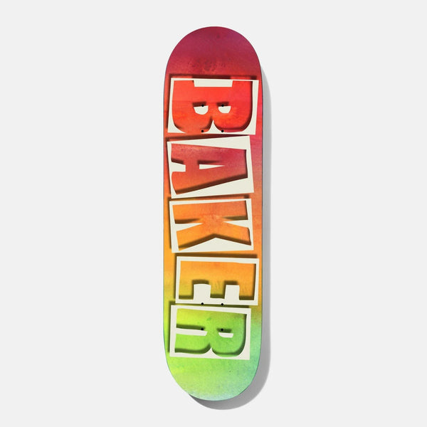 Baker figgy watercolor skateboard deck 8.0