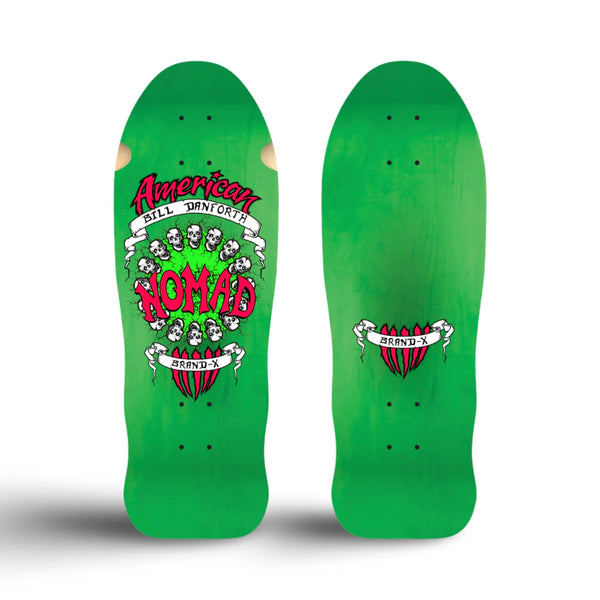 Bill Danforth circle of schools limited edition, green stain deck