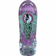 SMA martinez handshake skateboard deck purple stain