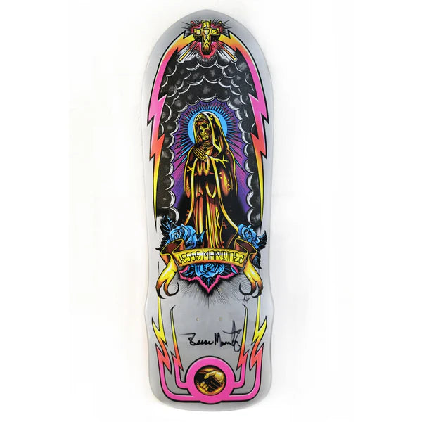 Dog town, martinez Guadalupe skateboard deck, silver