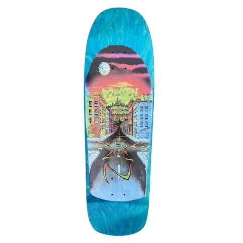 Dog town dressen Street skateboard deck, blue