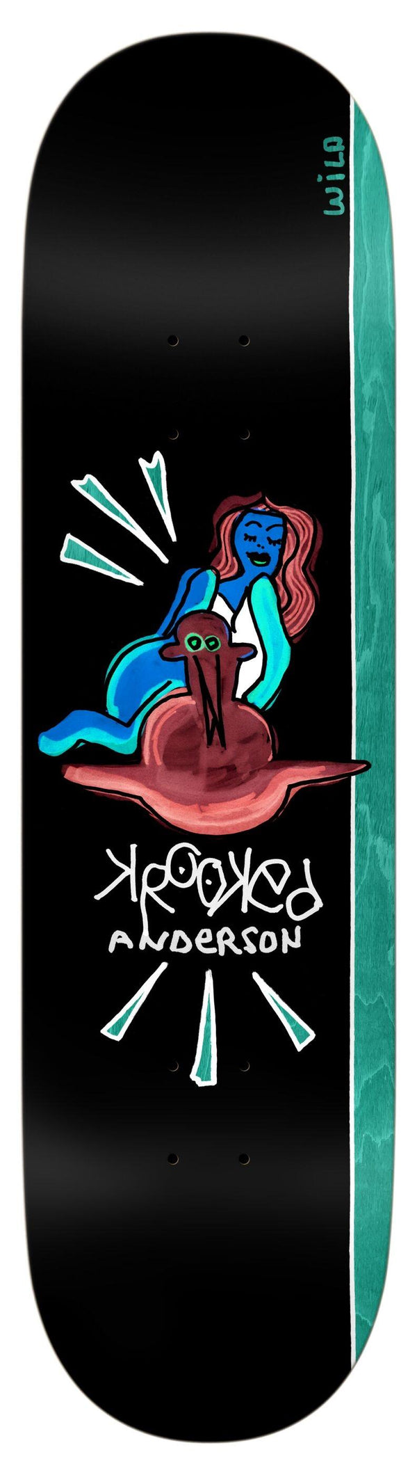 Krooked Anderson seabird skateboard deck 8.38