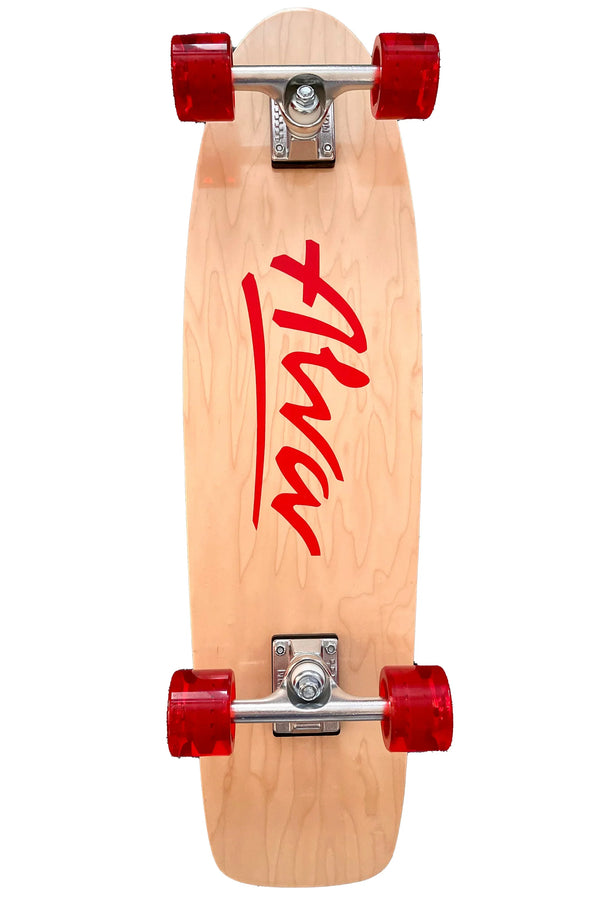 1977 Alva complete red skateboard